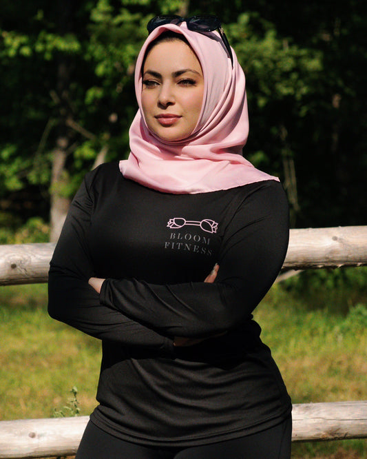 Long sleeve cooling crew shirt